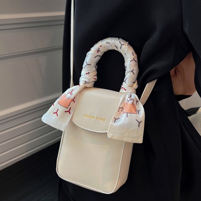 Túi Đeo Chéo Vai Bằng Lụa Thời Trang Đơn Giản Dễ Phối Đồ Cho Nữ