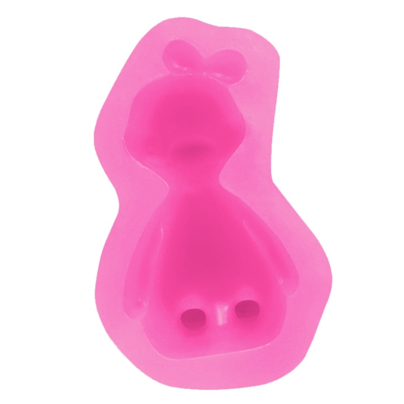 Khuôn Silicon Làm Đồ Trang Trí DIY Hình Chú Vịt Hoạt Hình Dễ Vệ Sinh