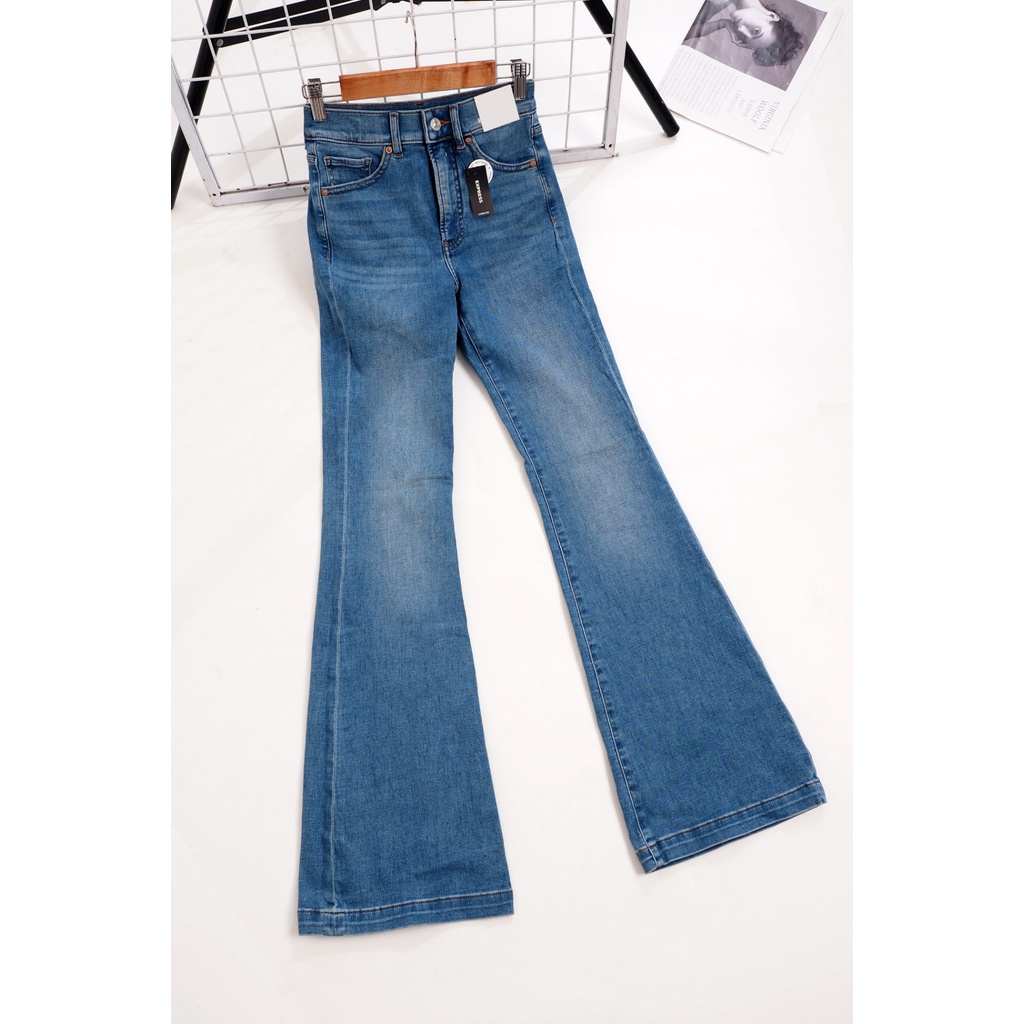 Quần EXPR3SS wash trước, ống loe