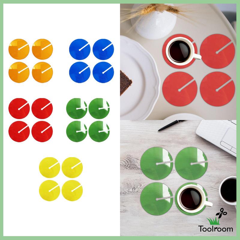 Set 4 Cốc Uống Cà Phê Tiện Dụng Cho Nhà Bếp