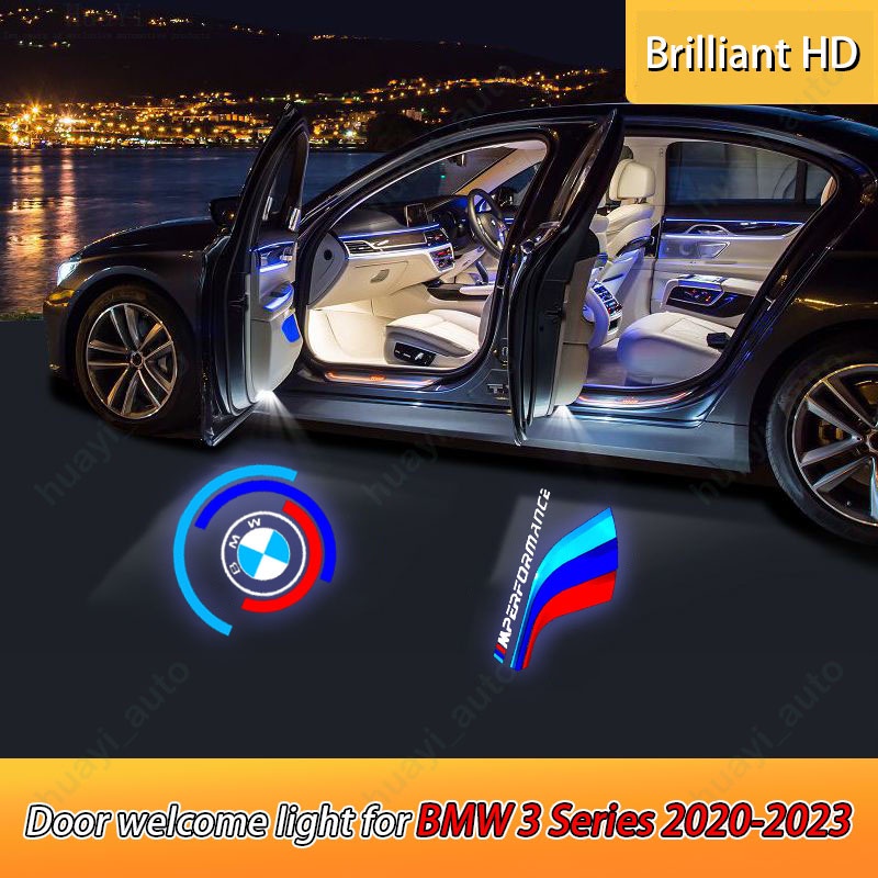 2 Đèn LED Chiếu Logo Gắn Cửa Xe Hơi BMW New 3 Series 2020-2023