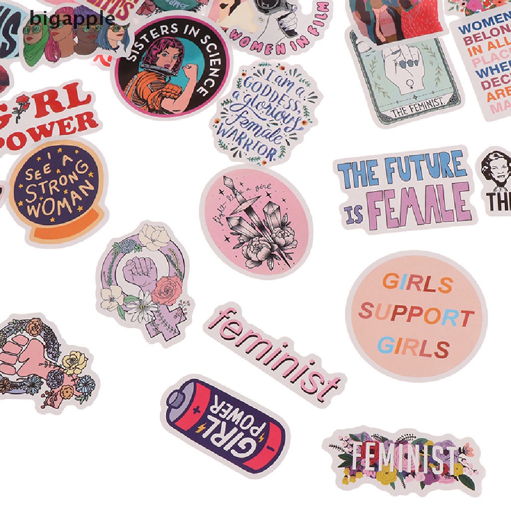 Set 50 Đề Can Dán Trang Trí Điện Thoại / Ván Trượt / Laptop Họa Tiết Hoạt Hình Dễ Thương