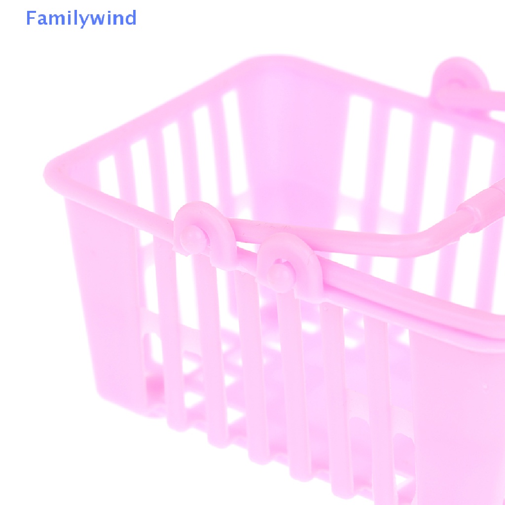 Set 2 Giỏ Mua Sắm Mini Đồ Chơi Cho Nhà Búp Bê