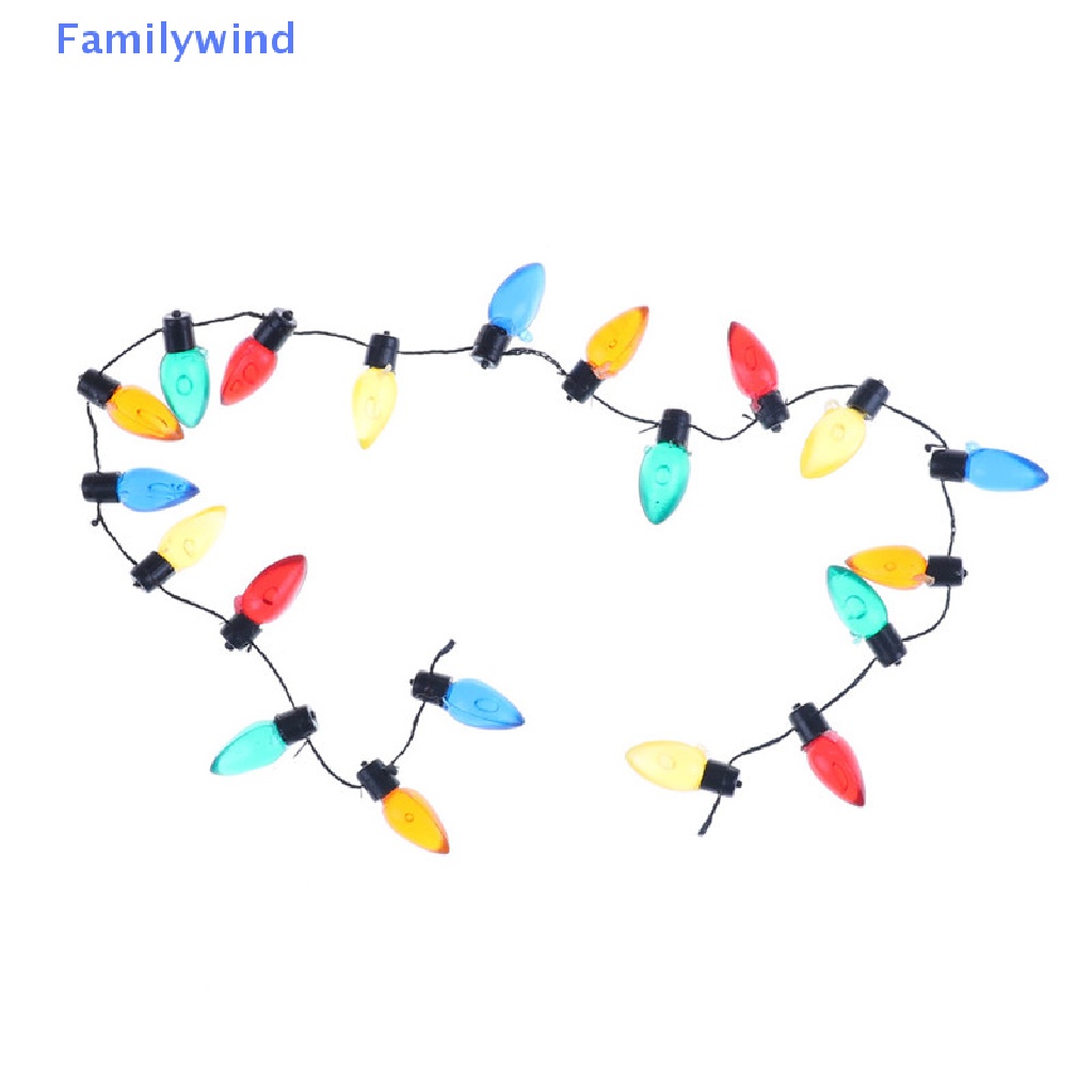 Mô Hình Đèn Giáng Sinh Nhiều Màu Bằng Nhựa Tỉ Lệ 1 / 12 Trang Trí Nhà Búp Bê