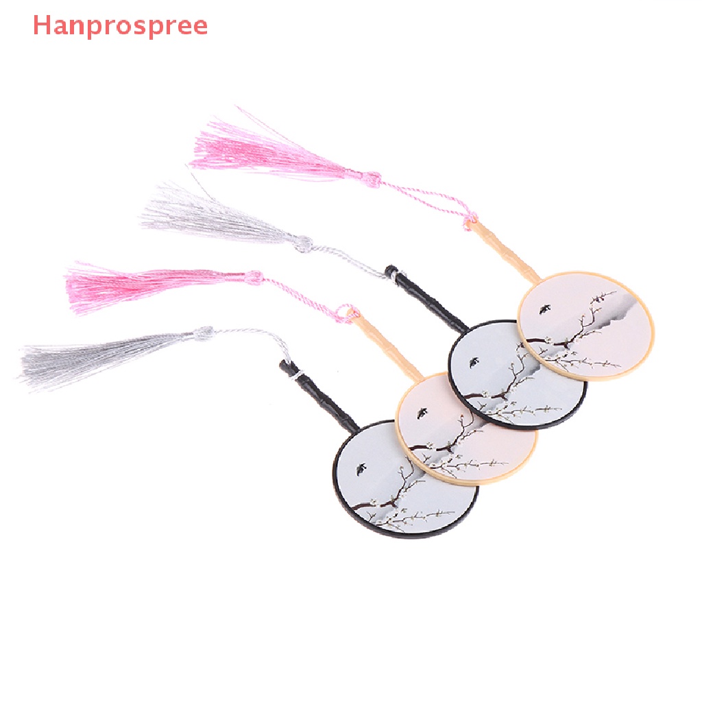 Bộ 2 Quạt Mini Hóa Trang Cho Nhà Búp Bê Tỉ Lệ 1: 6