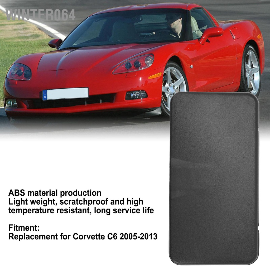 Nắp Gương Chiếu Hậu Che Nắng Màu Đen Thay Thế Chuyên Dụng Cho Xe Corvette C6