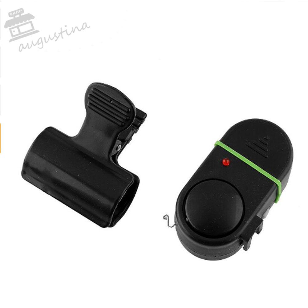 Còi báo cá cắn câu có đèn LED điện tử màu đen tiện dụng nhiều màu