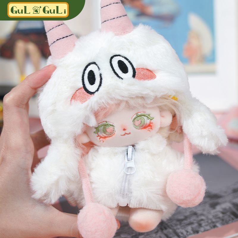 Búp Bê Nhồi Bông Hình Cáo / Khủng Long Mini 10cm Vải Cotton 10cm Dễ Thương Cho Bé Gái
