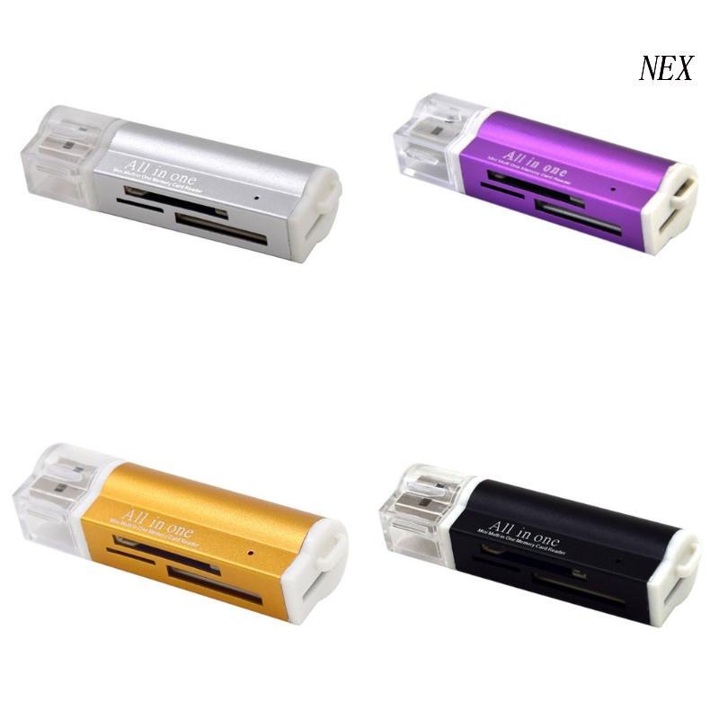 Đầu Đọc Thẻ Nhớ Mini Usb 2 0 Micro-SD TF M2 MS T- Flash Tốc Độ Cao