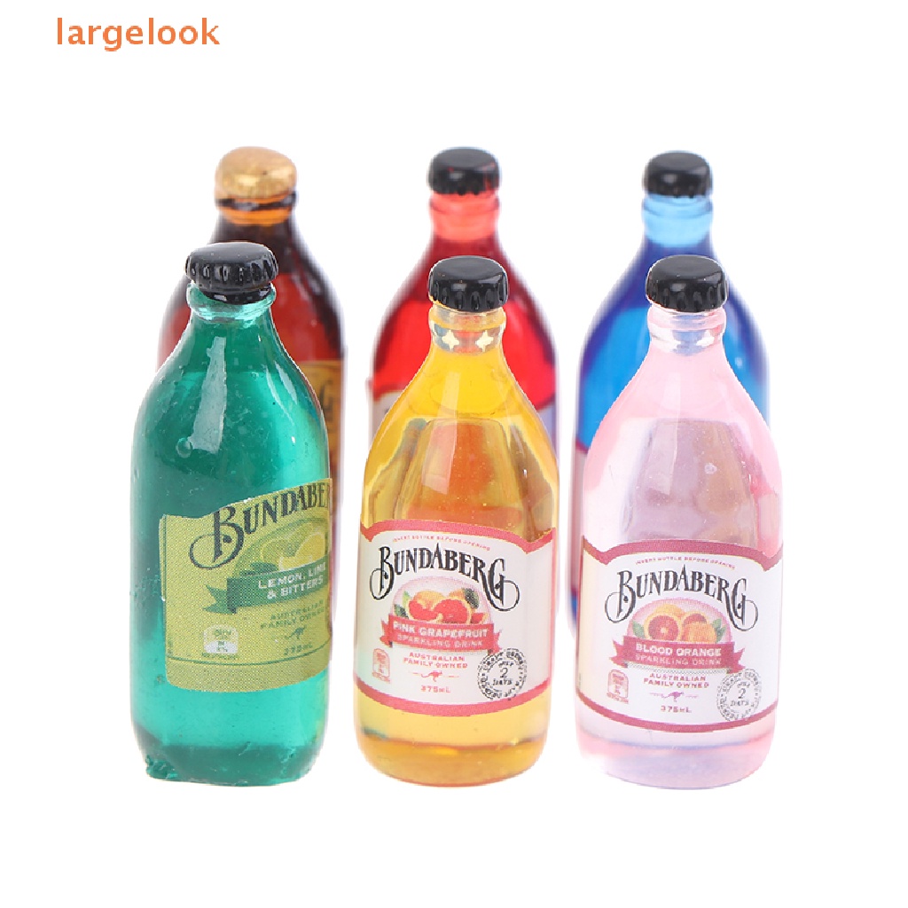 Set 10 Chai Nước Mini Tỉ Lệ 1: 12 1: 6 Dùng Trang Trí Nhà Búp Bê