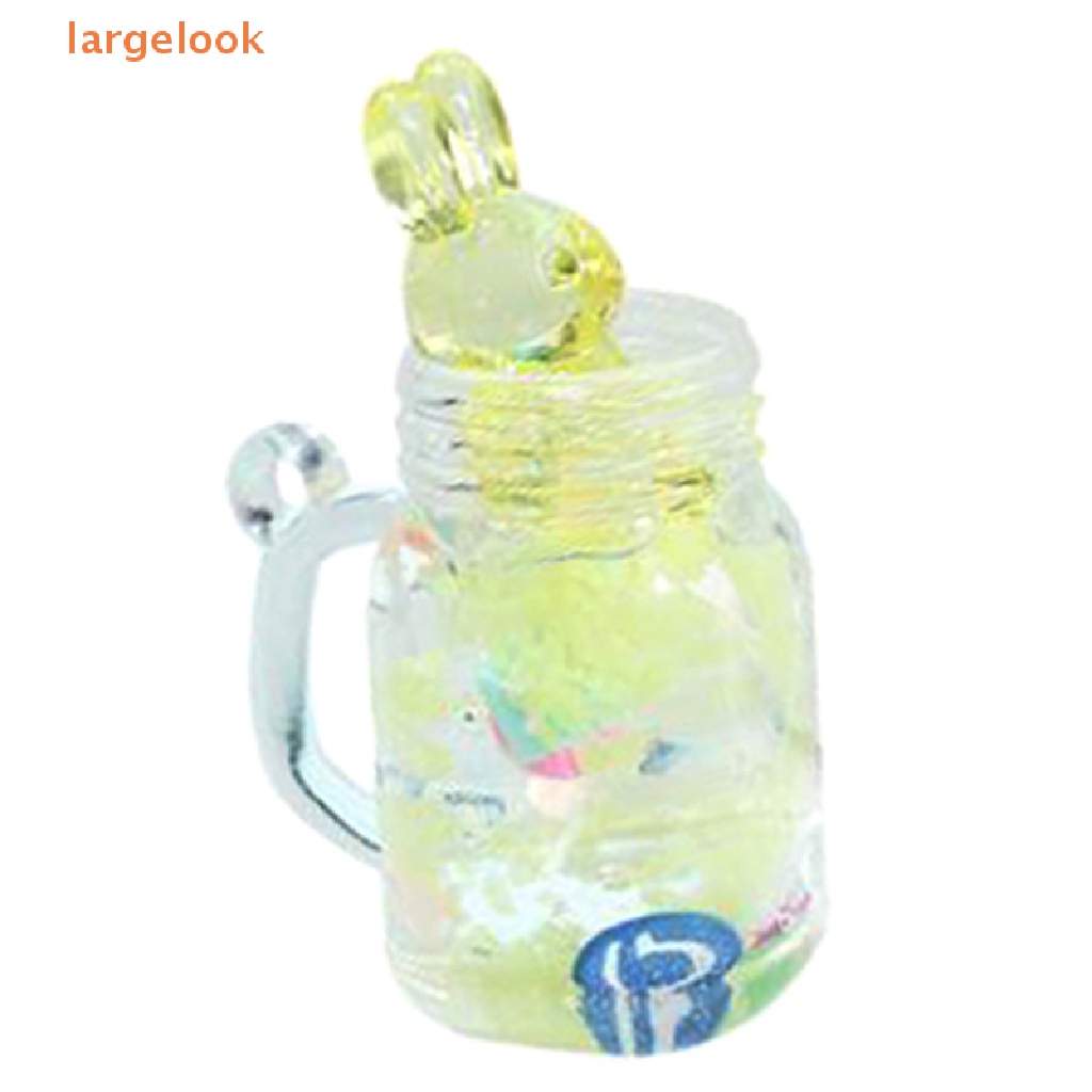 Set 2 Móc Khóa Cốc Sứ Mềm Hình Thỏ Hoạt Hình Phát Sáng Dễ Thương