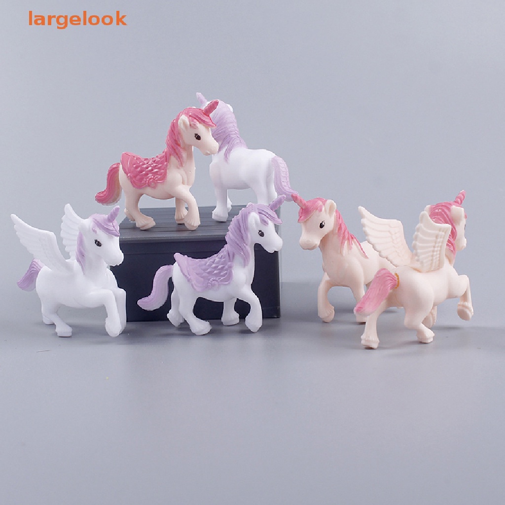 Bộ 3 Mô Hình Kỳ Lân Trang Trí Bánh Kem Xinh Xắn