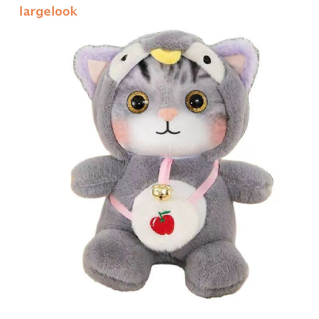 Búp Bê Nhồi Bông Hình Mèo Dễ Thương 25cm