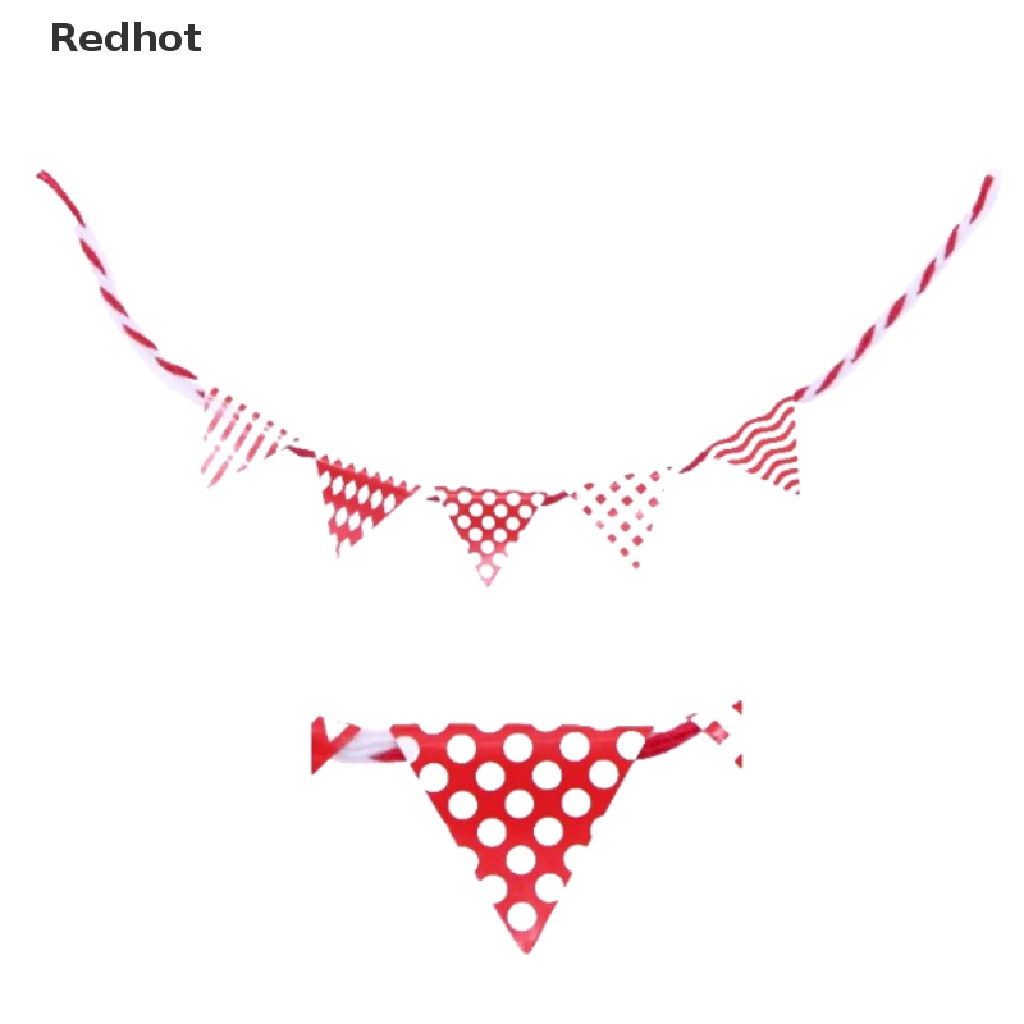 1 Bộ Cờ Treo Hình Tam Giác Nhiều Màu Sắc Trang Trí Nhà Búp Bê 1: 12