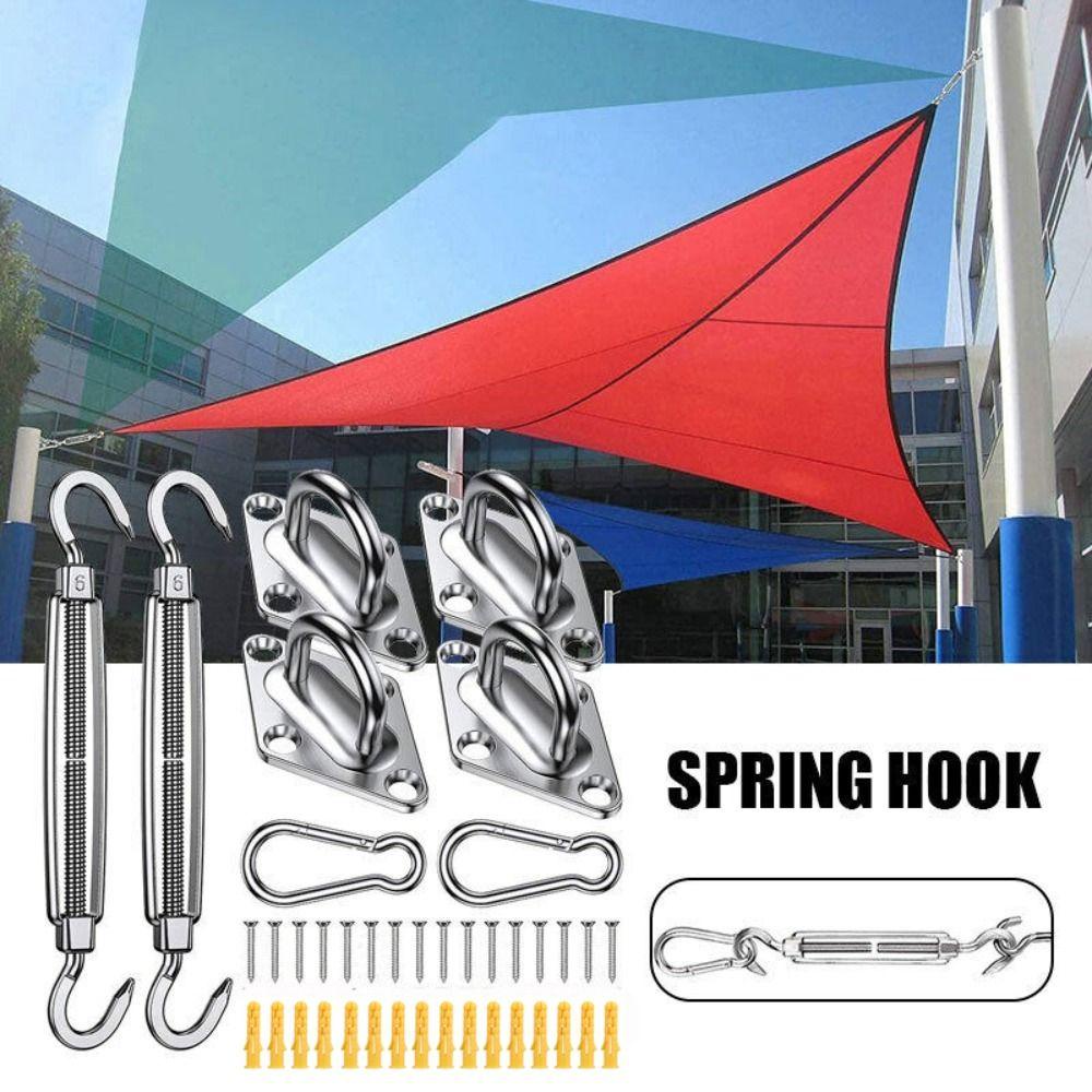 .Bộ Kẹp Cố Định Mái Hiên Sân Vườn Bằng Thép Không Gỉ Tiện Dụng