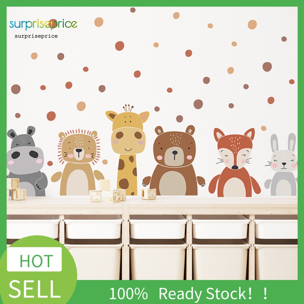 Miếng Dán PVC Hình Động Vật Hoạt Hình Trang Trí Nhà Cửa / Tiệc Cưới