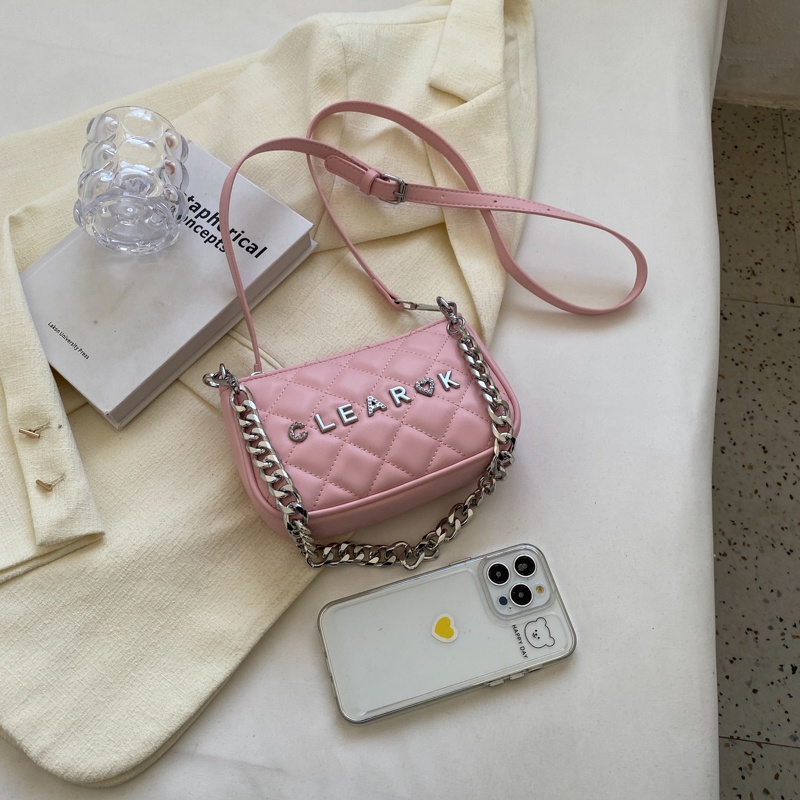 Túi Xách Da PU Đeo Chéo Màu Trơn Thời Trang Chất Lượng Cao Cho Nữ