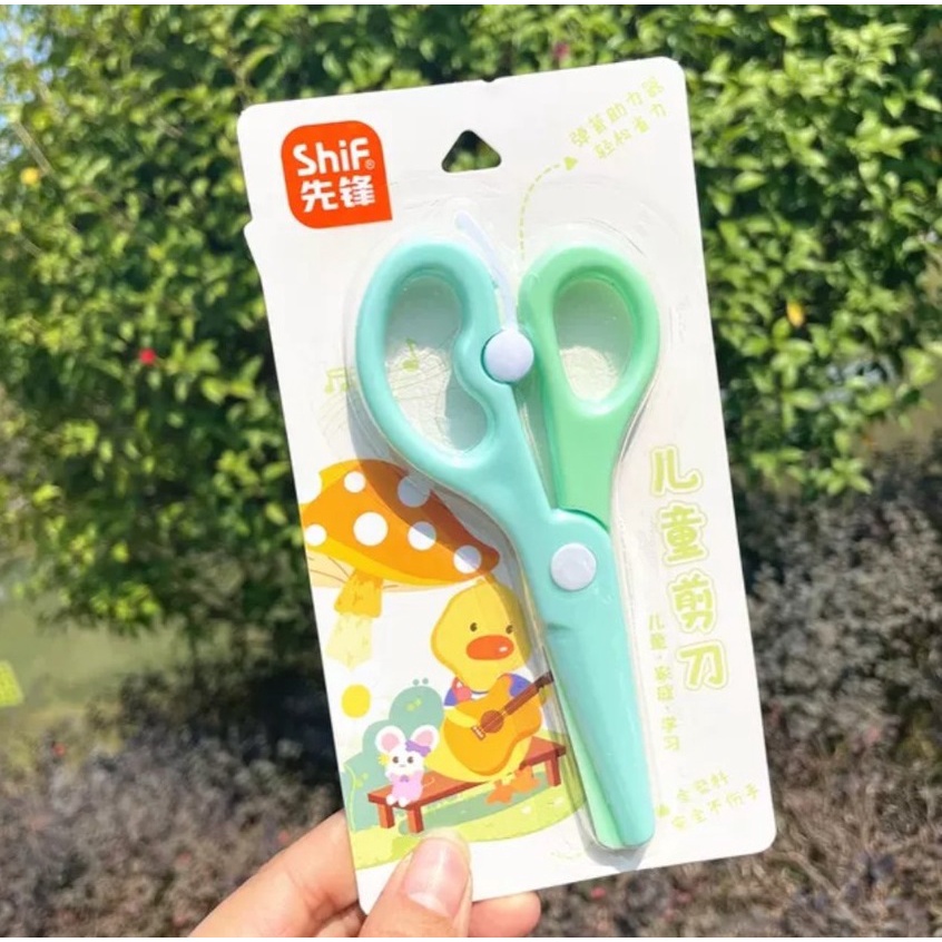 Kéo Thủ Công Có Tay Cầm An Toàn Cho Bé Tập Cắt - ThingKids