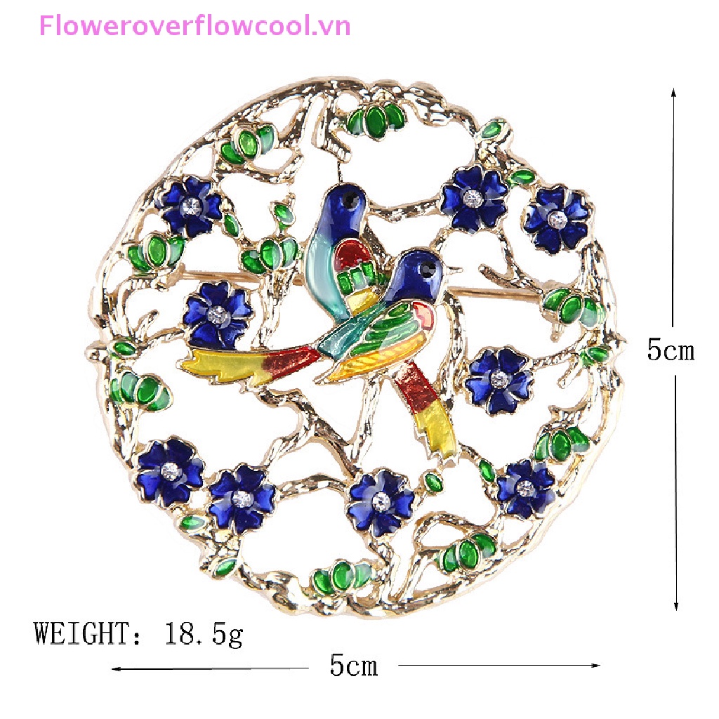 Ghim Cài Áo Hình Đôi Chim Đáng Yêu