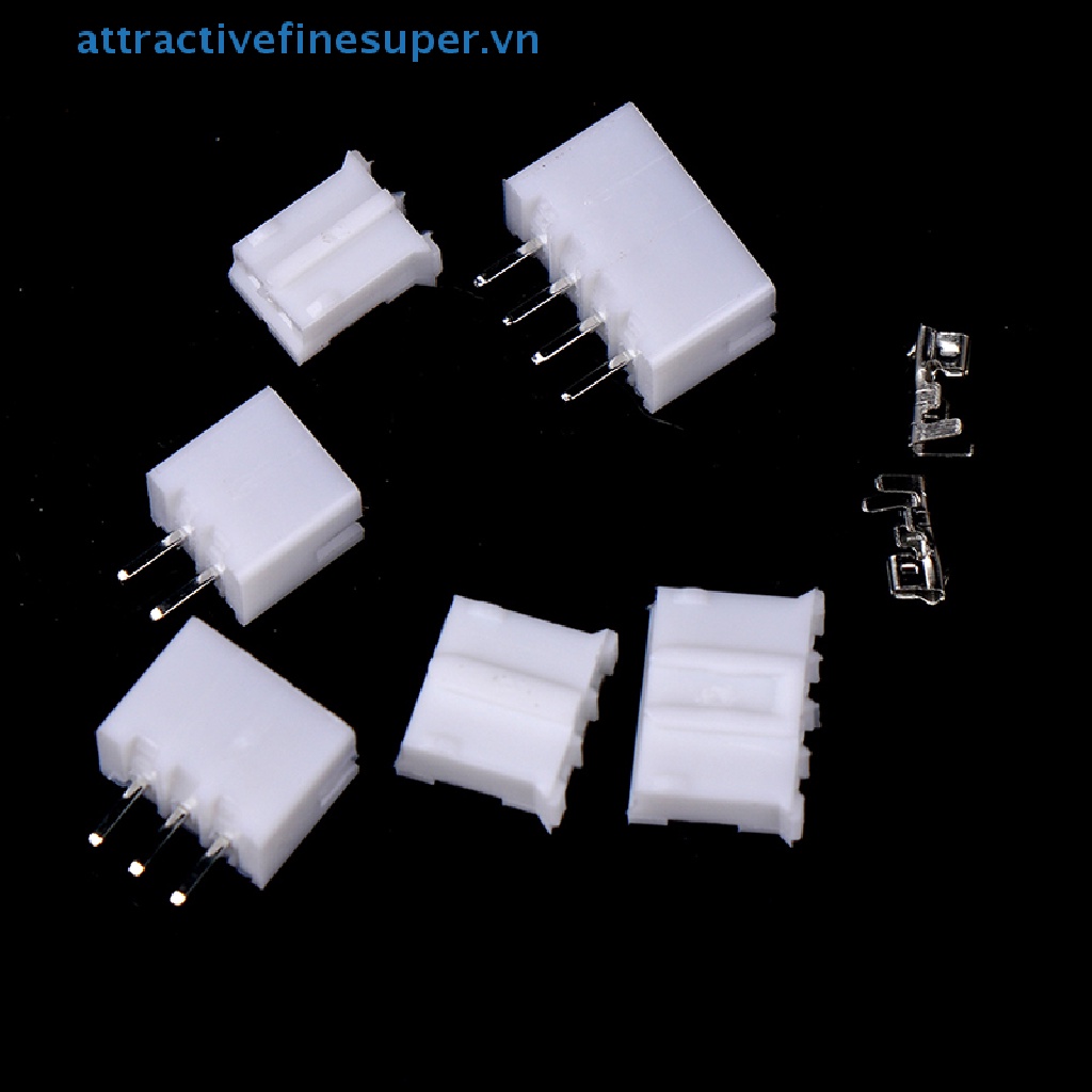 (HOT) Bộ 300 ĐầU KếT NốI Dây PH2.0 2P 3P 4 pin 2.0mm