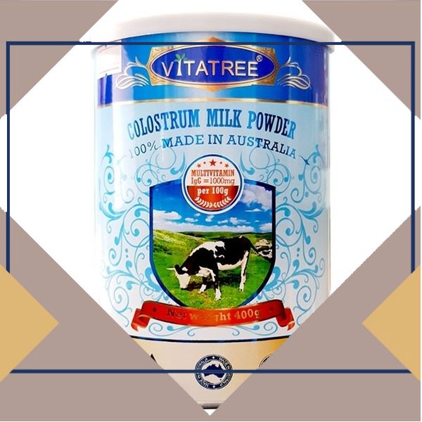 Sữa Bò Non Vitatree Colostrum Milk Powder - hộp 400 gram [ Chính Hãng ]