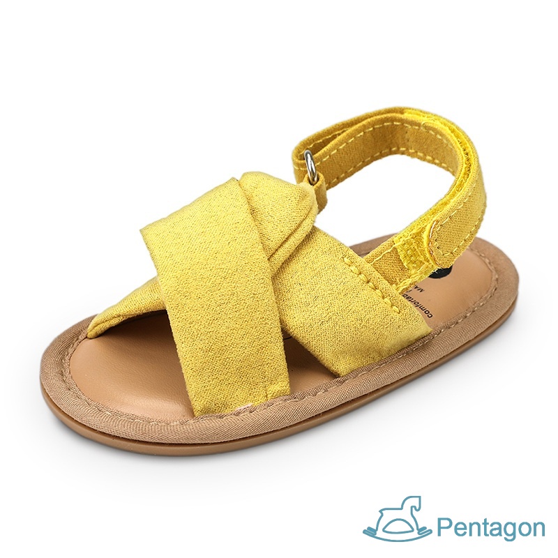 Xăng đan Cotton Đế Mềm Chống Trượt Thời Trang Mùa Hè Dành Cho Bé Gái