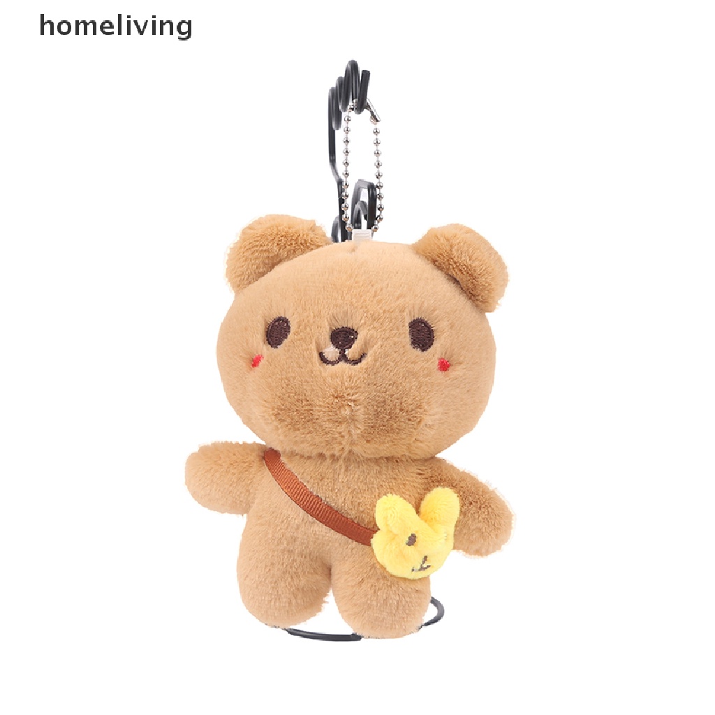 Móc Khóa Hình Gấu Nhồi Bông 14CM Mềm Mại Đáng Yêu