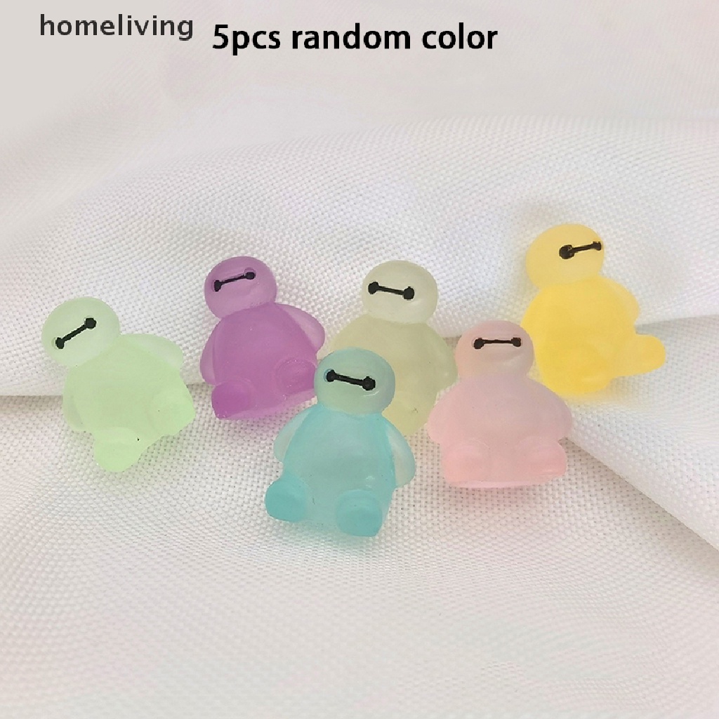 Bộ 5 Mô Hình Búp Bê Anh Hùng Mini Bằng Nhựa Phát Quang Độc Đáo Trang Trí Nhà Cửa