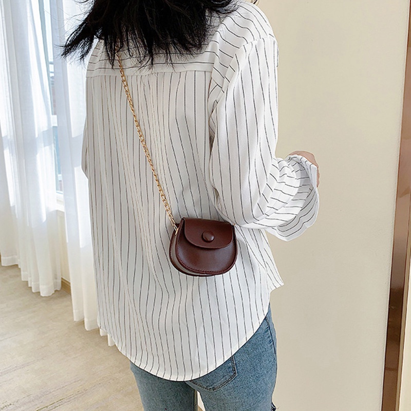 Fancy Túi Xách Da Đeo Vai Kiểu Yên Ngựa Phong Cách Retro Sang Trọng Cho Nữ