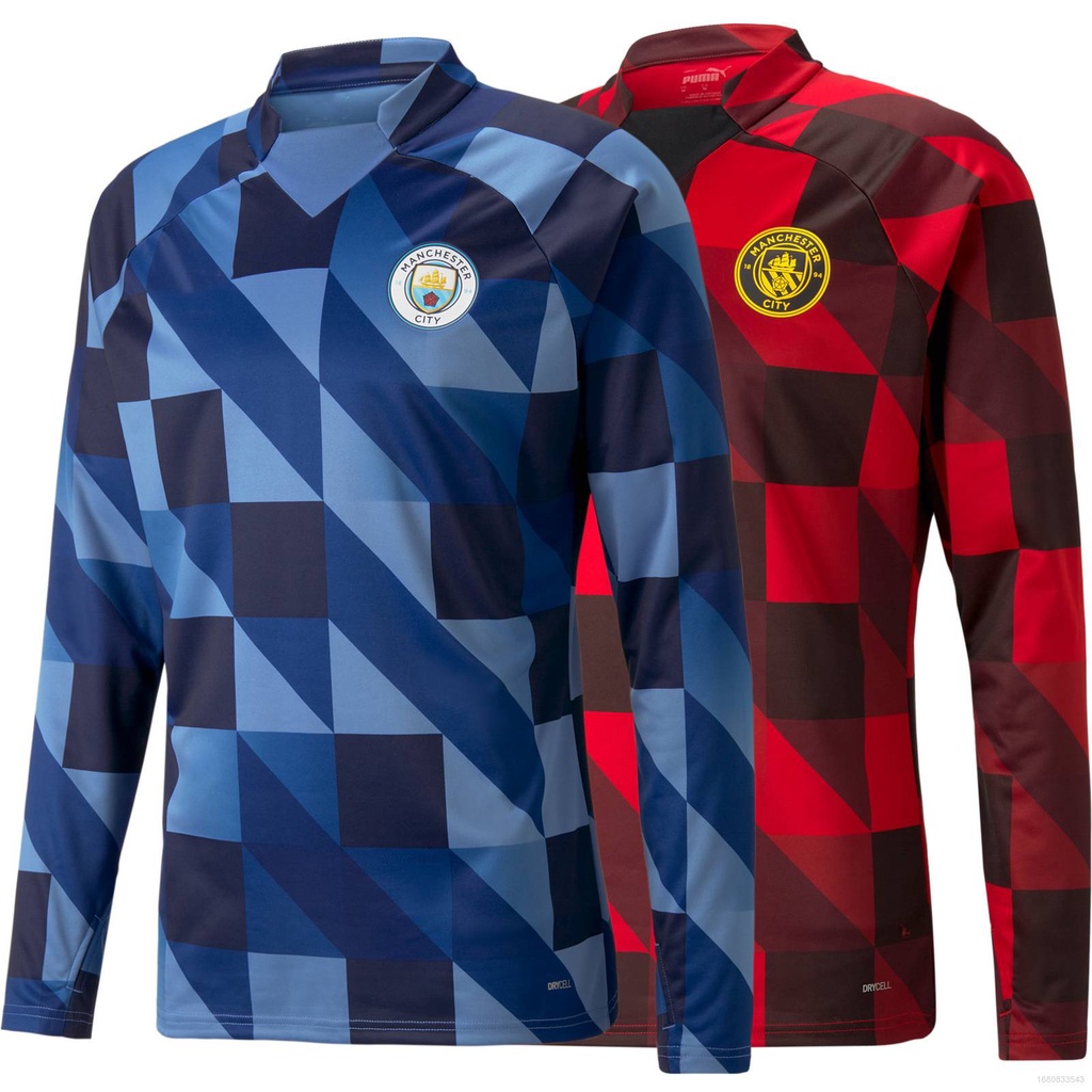 Áo Thun Thể Thao Tay Dài YP2 2022-2023 Manchester City PY2