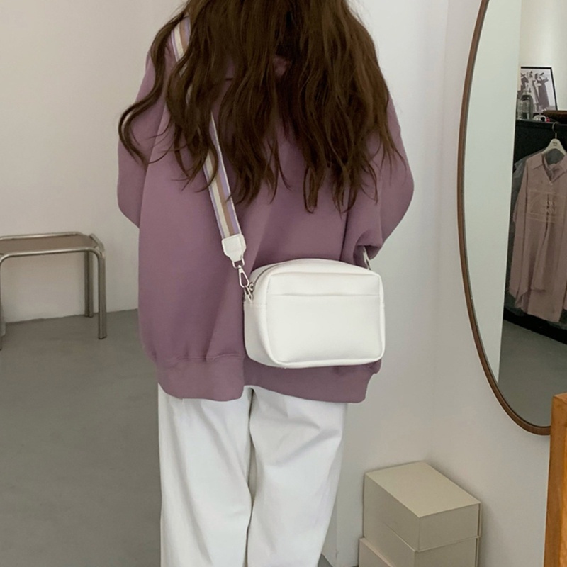 Túi Đeo Chéo Vai Bằng Da PU Thời Trang Sành Điệu Cho Nữ