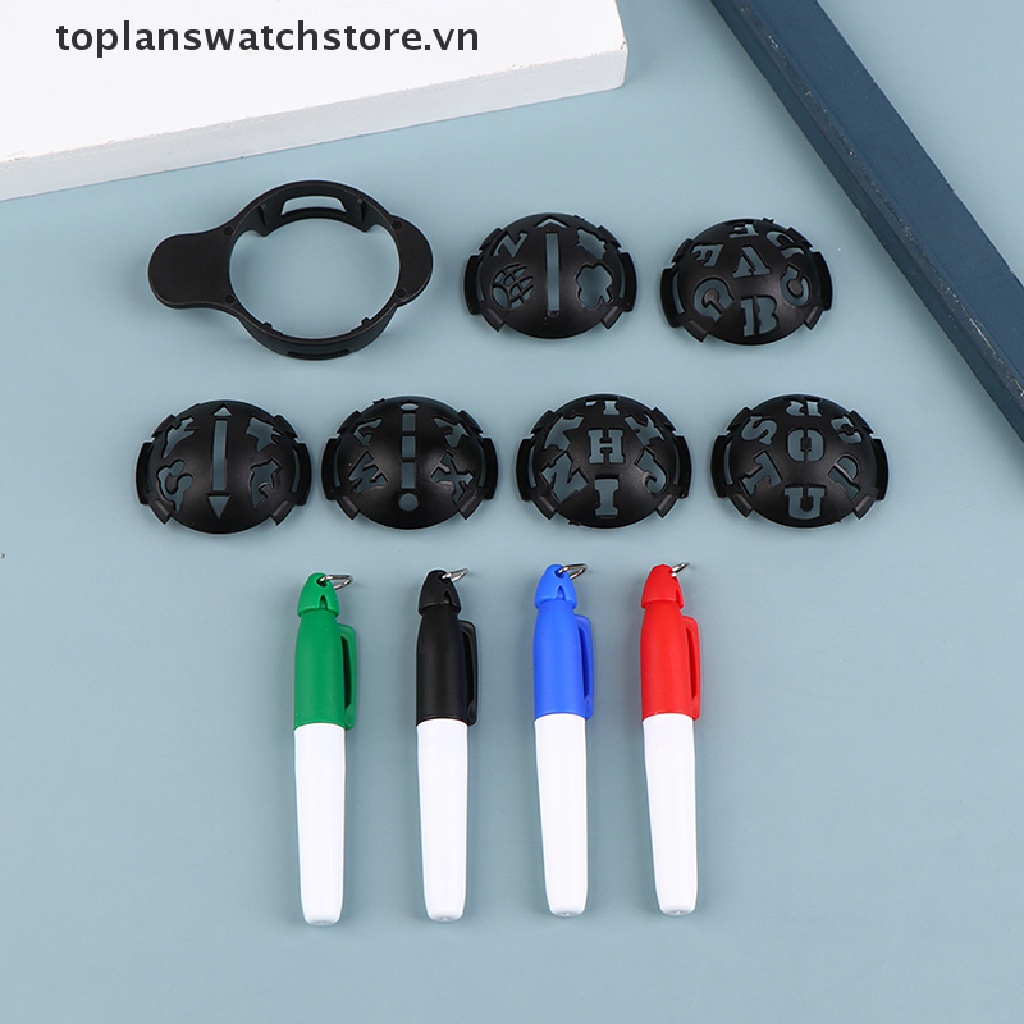 Set 6 Dụng Cụ Đánh Dấu Đường Bóng Golf Tiện Dụng