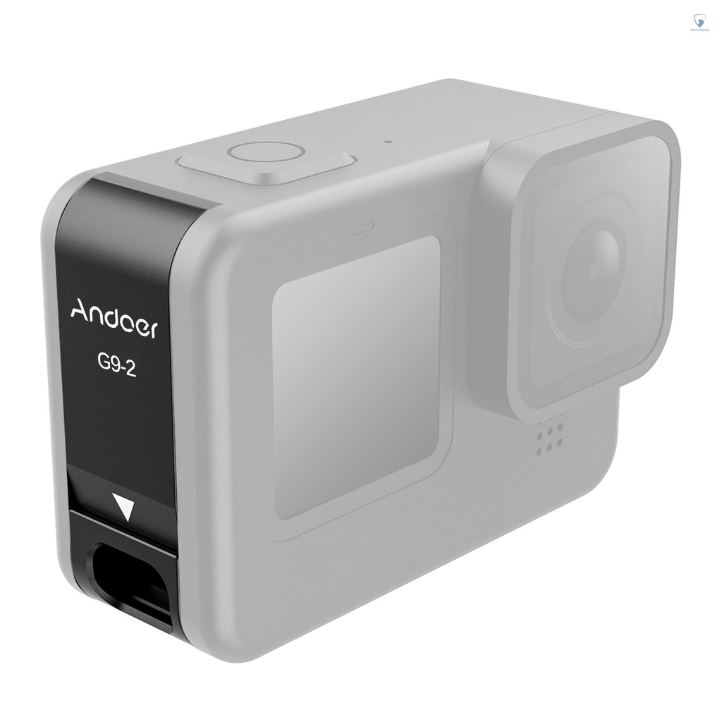 Nắp Đậy Pin Máy Ảnh Hành Động Andoer G9-2 Bằng Kim Loại Thay Thế Chuyên Dụng Cho 9 10 11