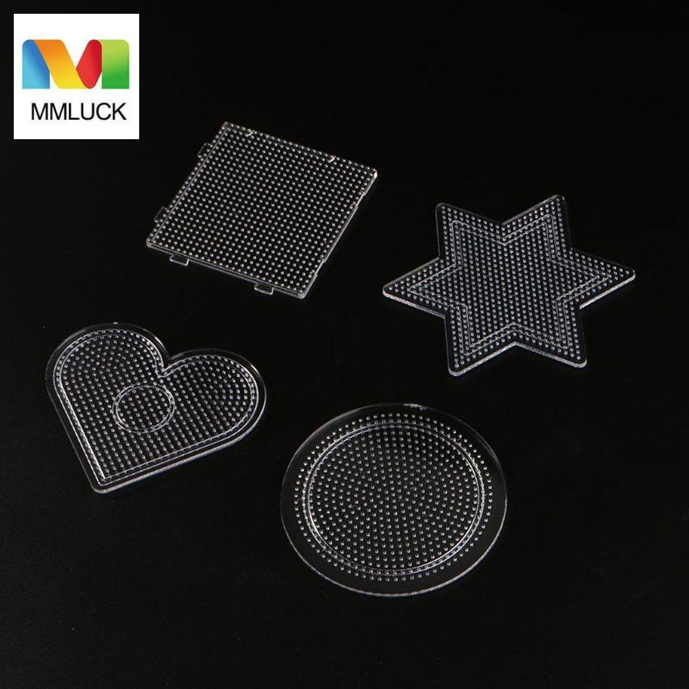 Bảng mẫu ghim hạt MMULCK xếp hình bằng nhựa trong suốt 7 kiểu dáng tùy chọn DIY sáng tạo