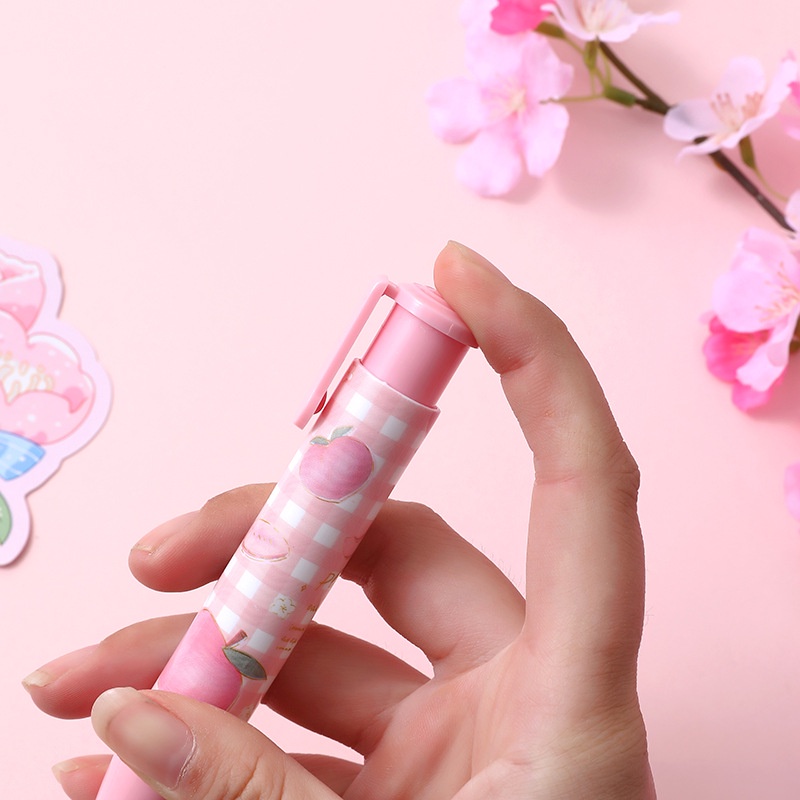 Cục Tẩy Hình Trái Đào Hoạt Hình Đáng Yêu