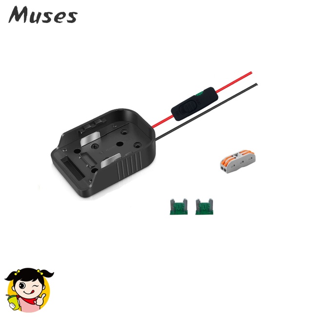 Bộ Chuyển Đổi Pin Kèm Cầu Chì Tương Thích Với Pin Makita Bosch Lithium