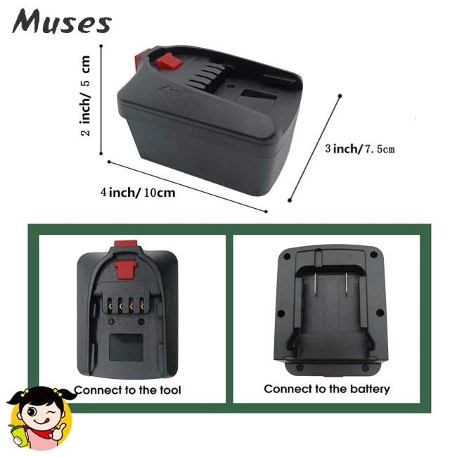 Bộ Chuyển Đổi Pin Milwaukee 18v M18 Chuyên Dụng Cho Pin Bosch 18v Pba