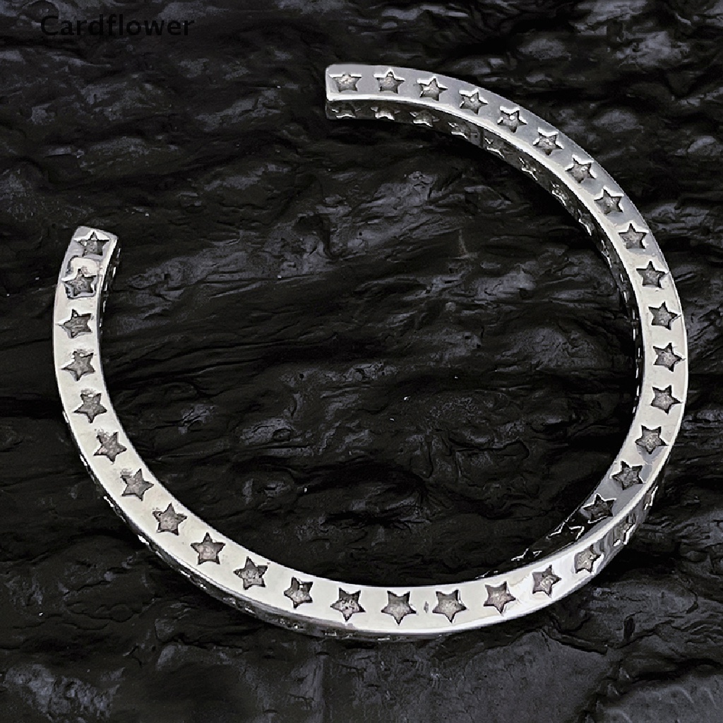 < Cardflower > Vòng Tay Xoắn Mạ Bạc Vintage Quà Tặng Thời Trang Nam Và Nữ