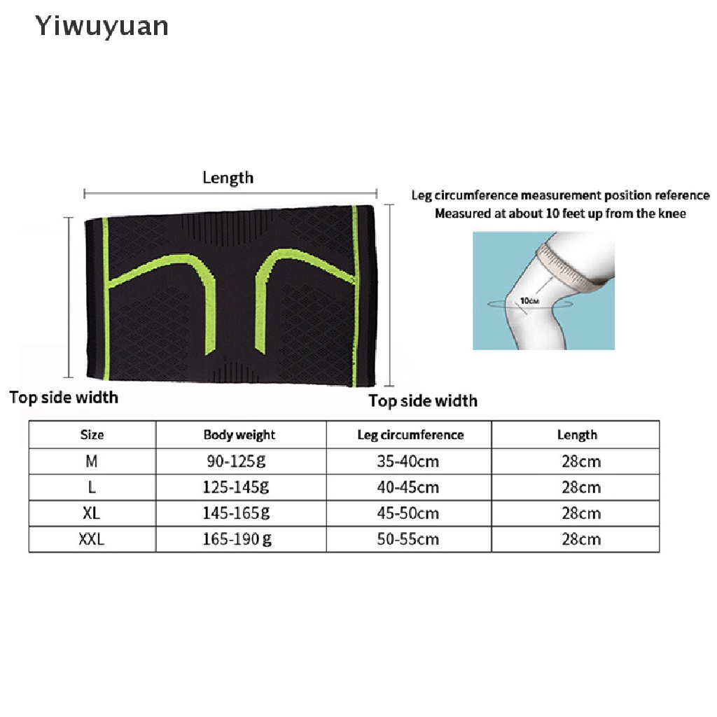 1 Đai Quấn Bảo Vệ Đầu Gối Thoáng Khí Hỗ Trợ Tập Thể Thao