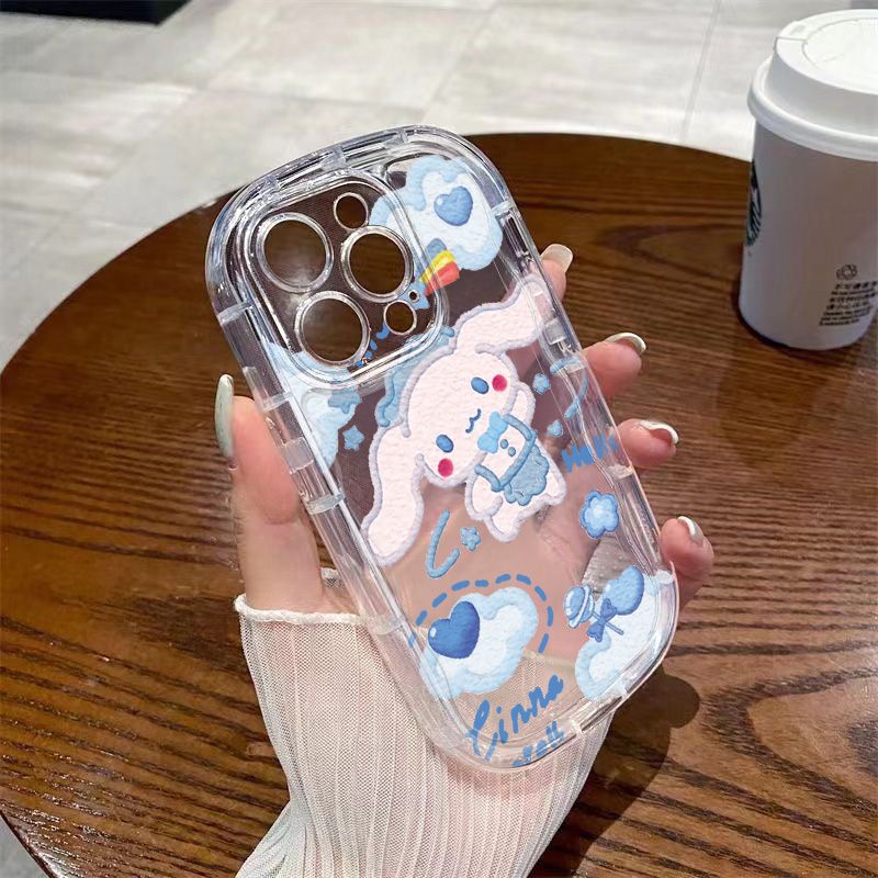 ✅Ốp Điện Thoại Mềm Trong Suốt Chống Sốc In Họa Tiết Hoạt Hình Cho Iphone 13 / 7 Xr Promax Xs 11 / / 12I 148P