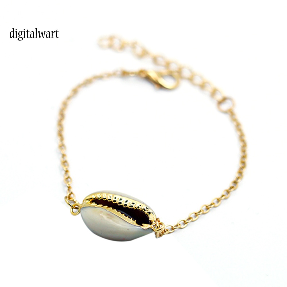 Kỹ Thuật Số| Vòng Tay Hở Đính Vỏ Sò Thời Trang Cho Nữ