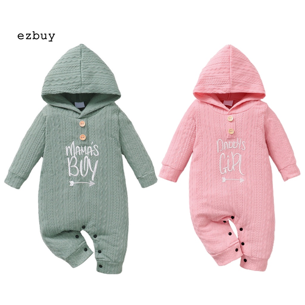 Bộ Đồ Ngủ Liền Thân Bằng Cotton Giữ Ấm Họa Tiết Bắt Mắt Độc Đáo Cho Bé Sơ Sinh