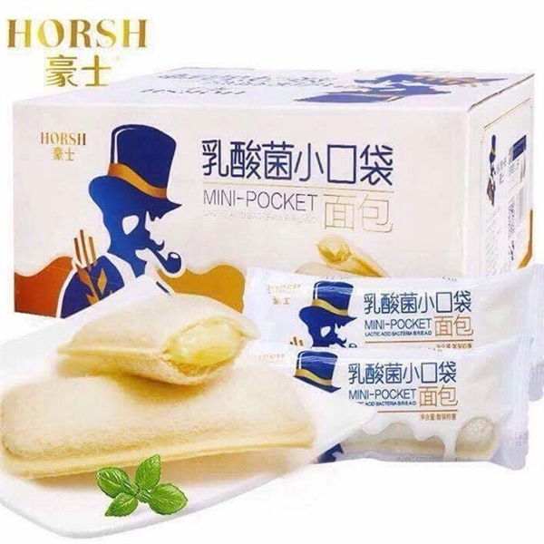 Bánh sữa chua Đài loan HORSH ông già túi 500g - Thiên đường ăn vặt Lan Hảo Mart