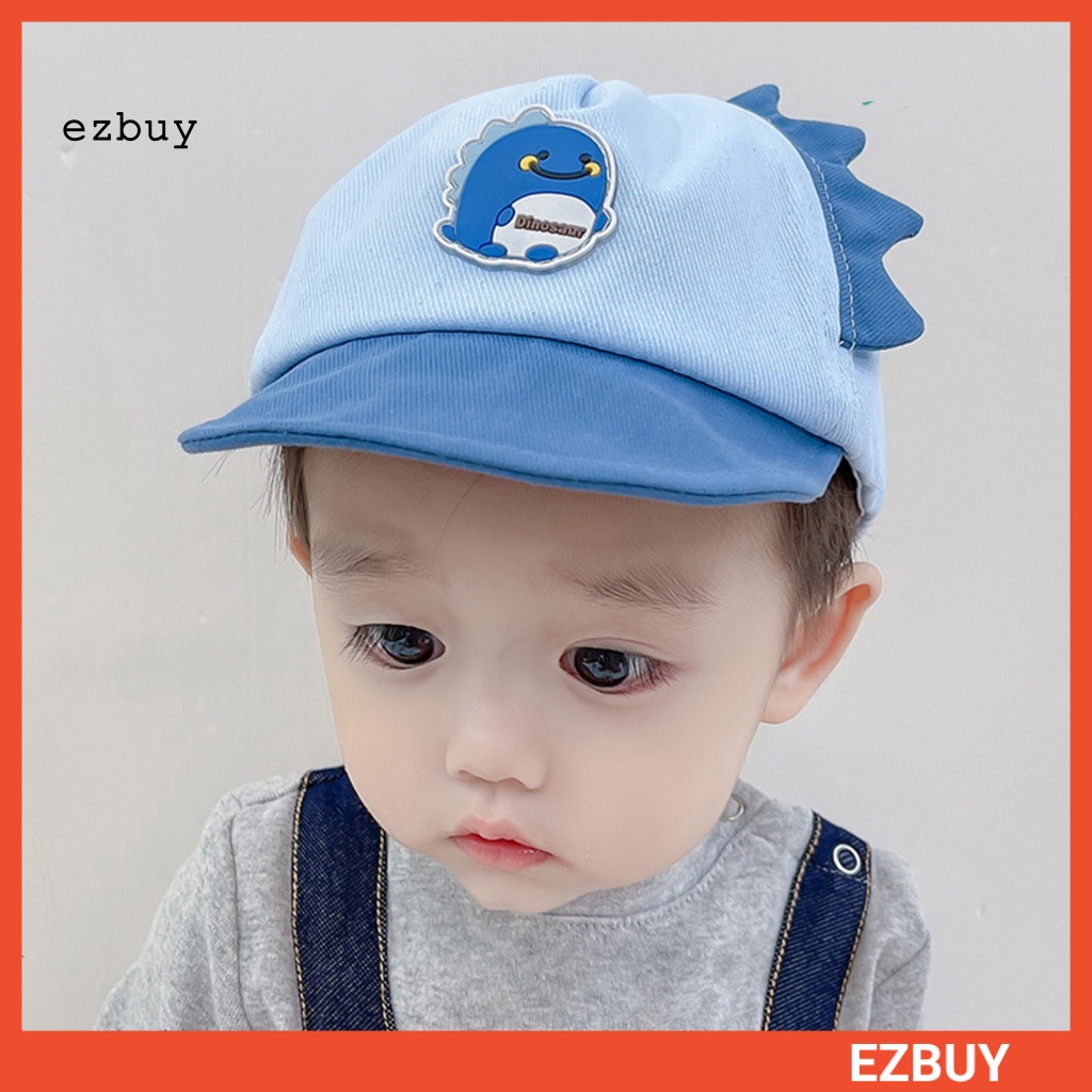 Mũ Lưỡi Trai Cotton Thoáng Khí In Họa Tiết Khủng Long Dành Cho Bé