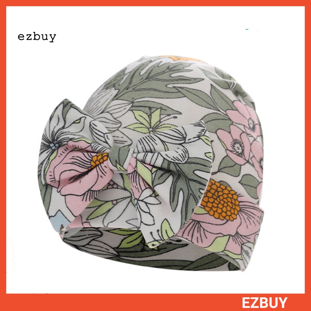 Mũ Turban Thắt Nơ Bảo Vệ Da Thoải Mái Cho Bé Mặc Hàng Ngày