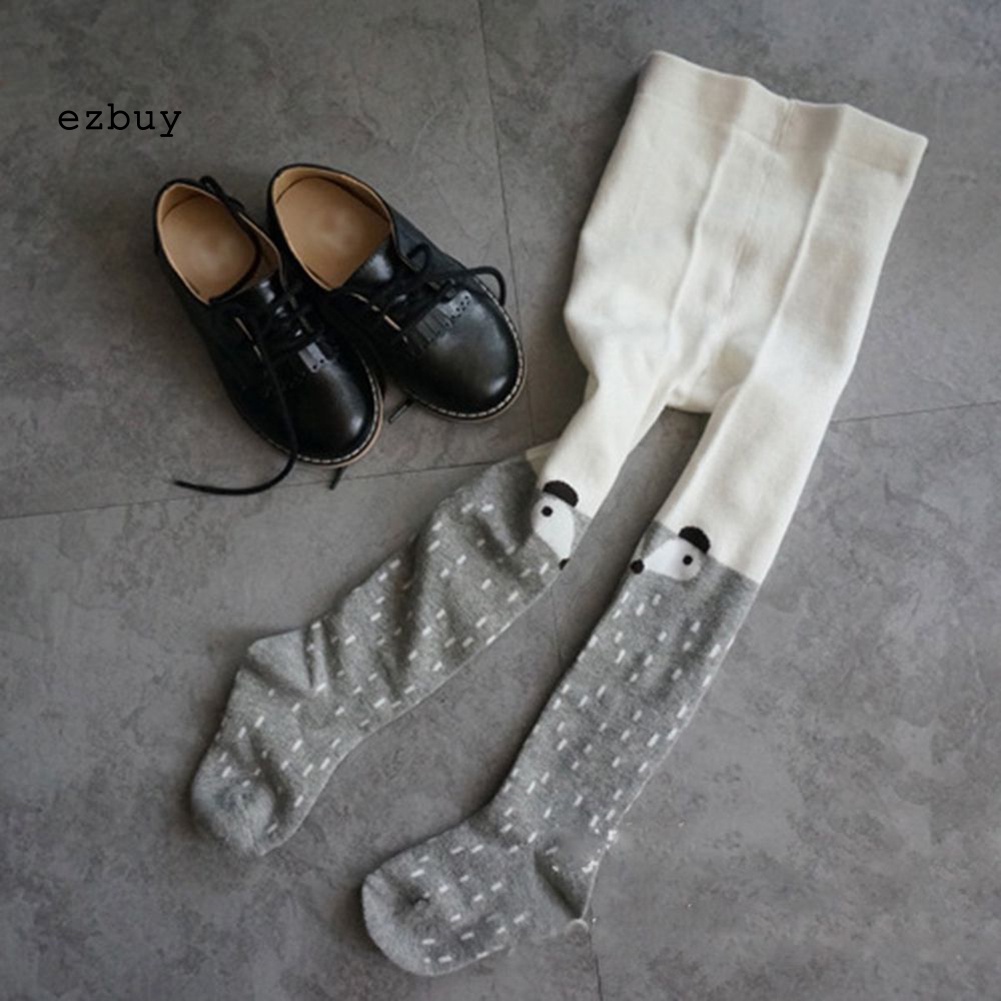 [EY] Quần Tất Ấm Áp Hình Cáo Hoạt Hình Dễ Thương Cho Bé Gái