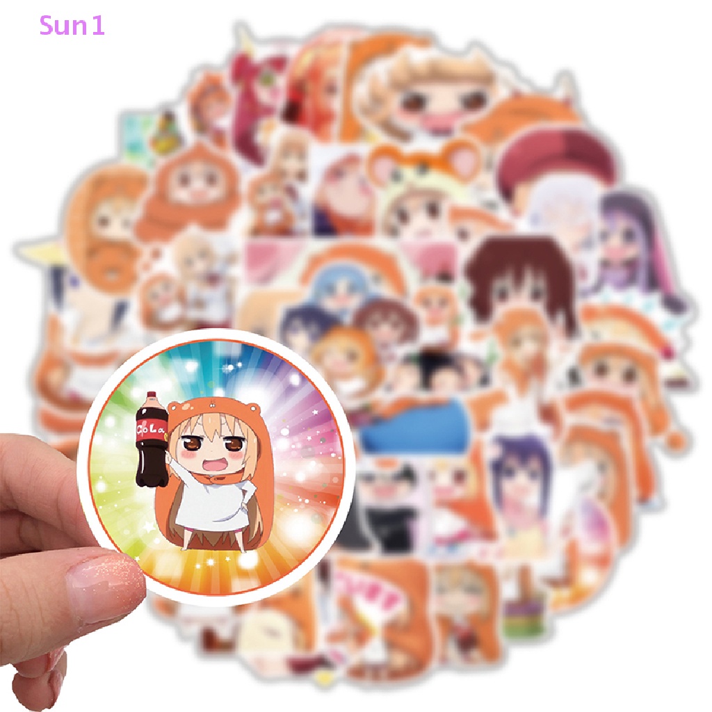 Sun1 > 50 Chiếc Phim Hoạt Hình Himouto! Sticker Umaru-chan Dán Trang Trí Laptop Xe Đạp