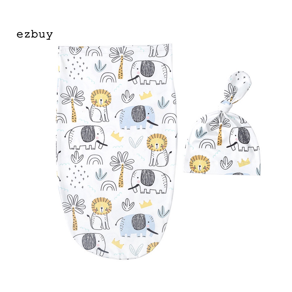 1 Bộ Túi Ngủ Kèm Mũ Siêu Mềm Dễ Lau Chùi Thời Trang Cho Bé Sơ Sinh
