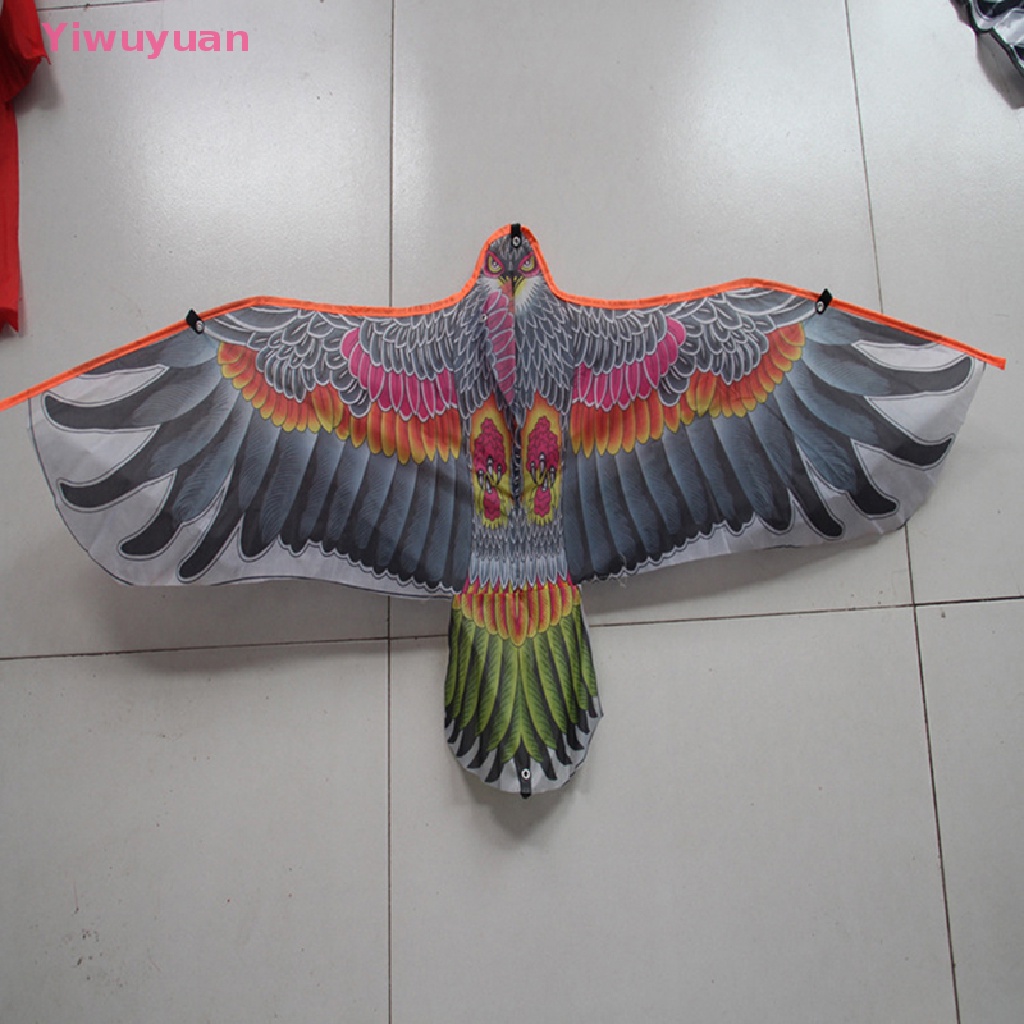 <Yiwuyuan> 1.1m Eagle Kite With 30 Meter Kite Line Children Flying Bird Kites Outdoor Toys New