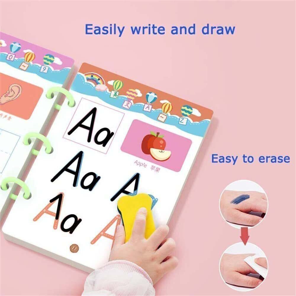 Magical Tracing Workbook Set Letter Practice Drawing Book for Kids Children